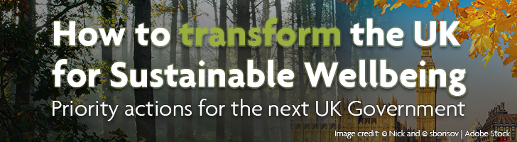 How to transform the UK for sustainable wellbeing: Priority actions for the next UK Government